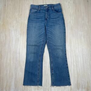 BDG Urban Outfitters High Rise Crop Kick Flare Casual Denim Edgy Grunge Jeans 27